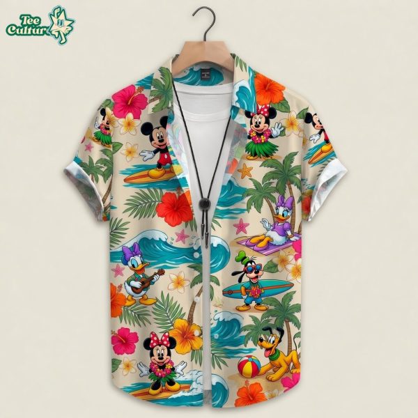 Mickey Mouse & Friends Hawaiian Shirt