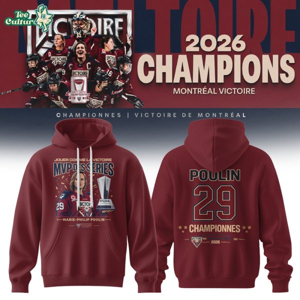 Montreal Victoire PWHL Walter Cup Championship 2026 Special Hoodie