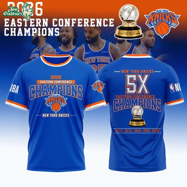 NEW YORK KNICKS 2026 Eastern Conference Champions T-Shirt V3