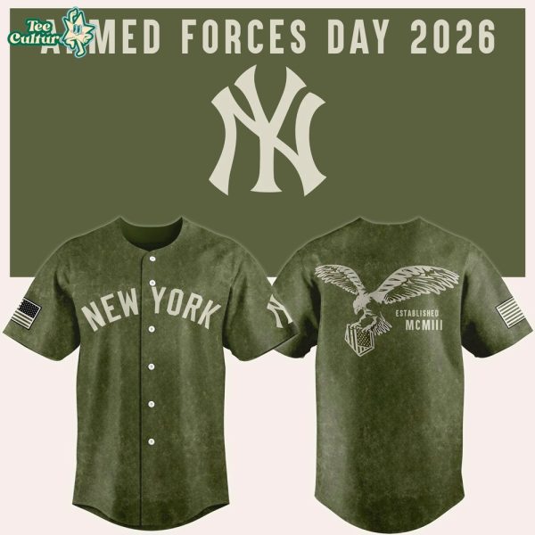 New York Yankees 2026 Armed Forces Day Jersey