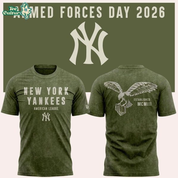 New York Yankees 2026 Armed Forces Day T-shirt