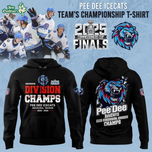 Pee Dee IceCats Divisional Championship Hoodie by Teesculture.com