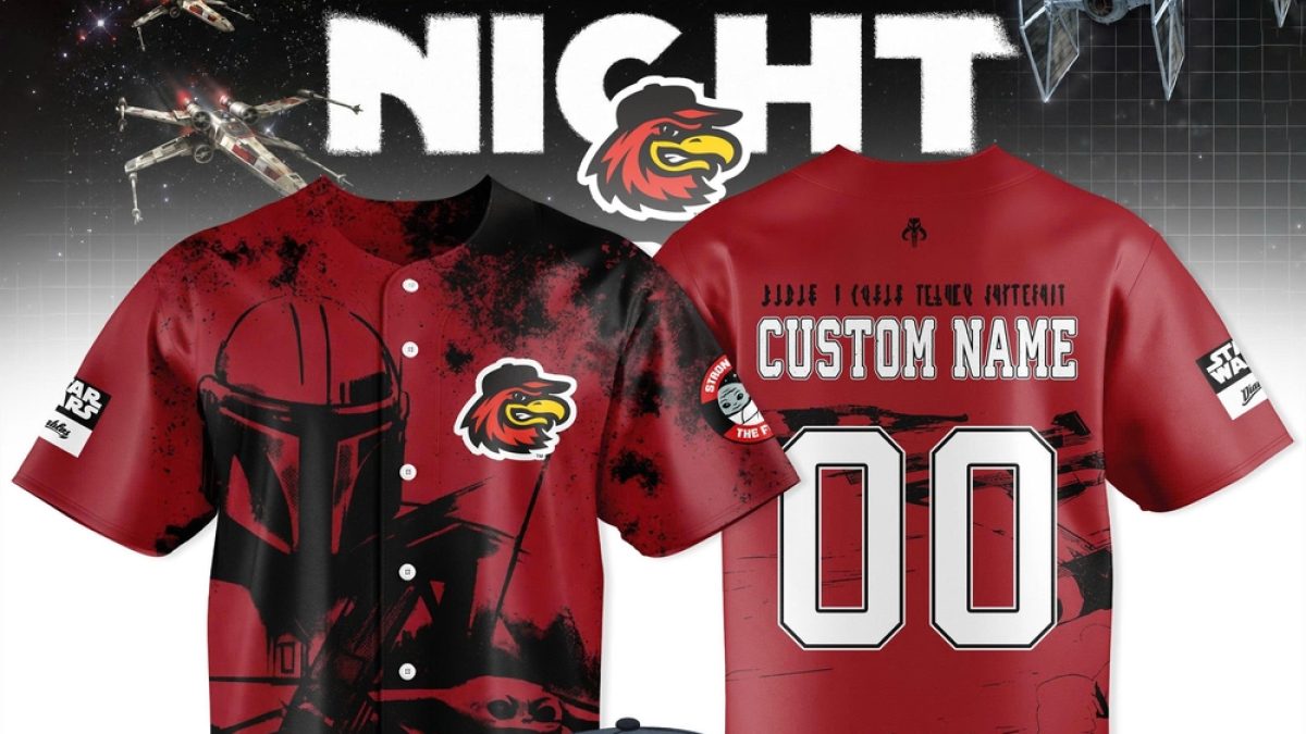 Rochester Red Wings x Star Wars Night Custom Baseball Jersey