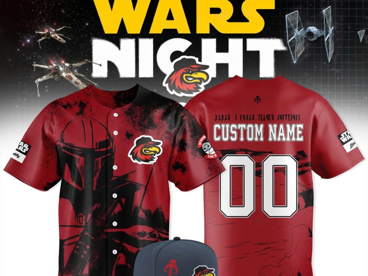 Rochester Red Wings x Star Wars Night Custom Baseball Jersey