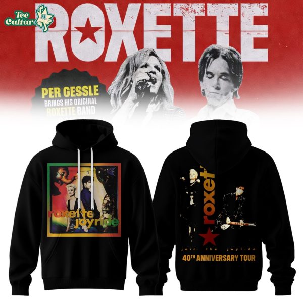 Roxette 40th Anniversary Tour 2026 Special Hoodie V2