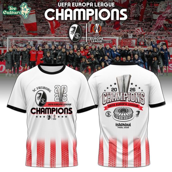 SC Freiburg Special Europa League Champions 2026 Limited Edition T.shirt