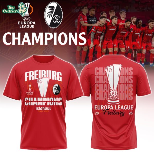 SC Freiburg Special Europa League Champions 2026 Limited Edition T.shirt #2