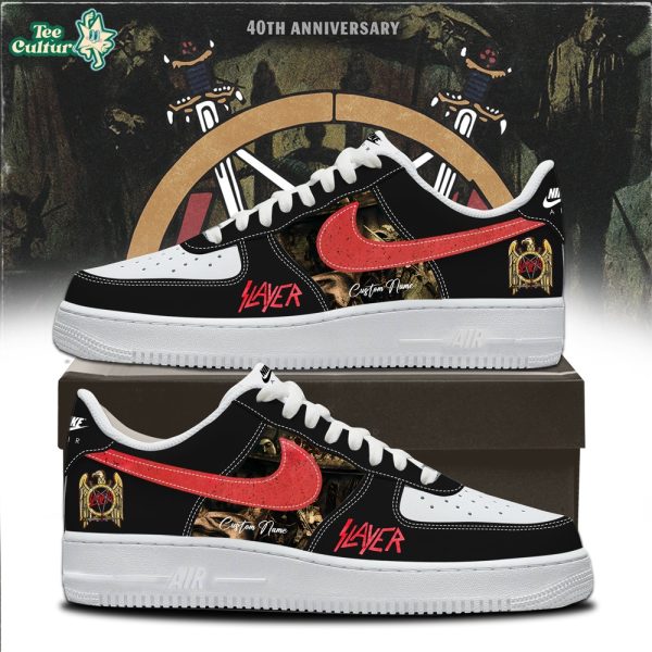 SLAYER Reign in Blood 40th Anniversary Limited Edition AF1 Shoes