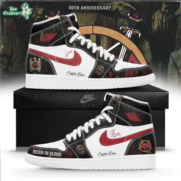 SLAYER Reign in Blood 40th Anniversary Limited Edition JD1 Shoes