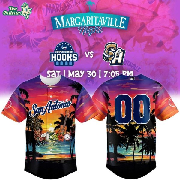 San Antonio Missions Margaritaville Night Custom Baseball Jersey