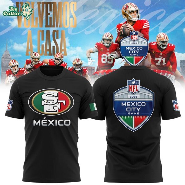 San Francisco 49ers 2026 NFL Mexico City Game T-shirt