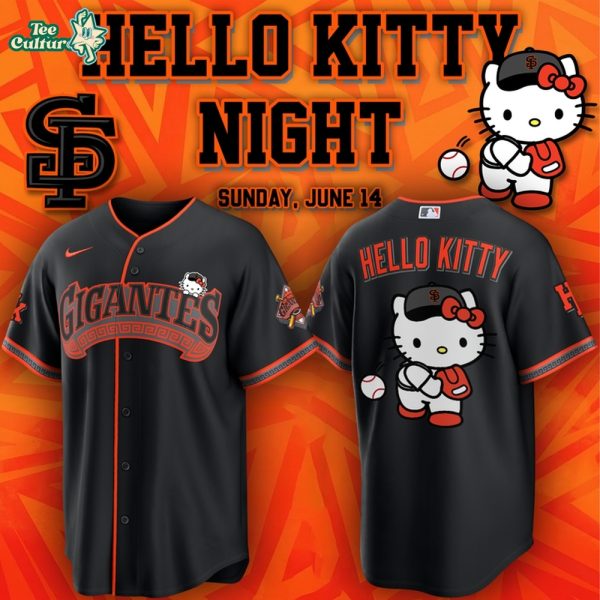 San Francisco Giants 'Gigantes' x Hello Kitty Special Jersey
