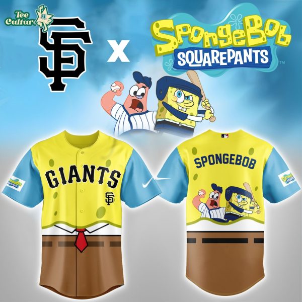 San Francisco Giants x SpongeBob Squarepants Night Special Jersey
