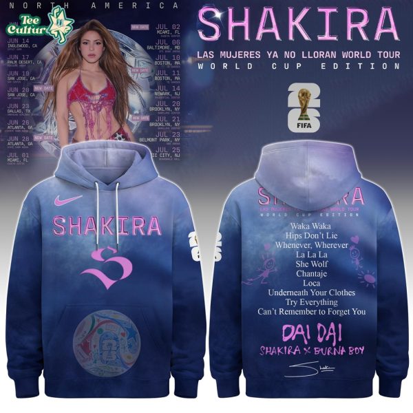 Shakira Special “Las Mujeres Ya No Lloran” Tour Limited Edition Hoodie #2