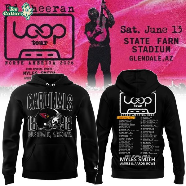 St. Louis Cardinals x Ed Sheeran’s LOOP Tour Limited Edition Hoodie