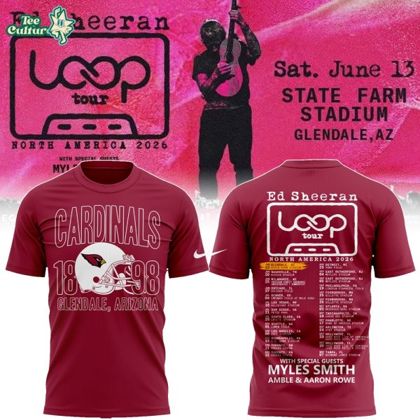 St. Louis Cardinals x Ed Sheeran’s LOOP Tour Limited Edition T-Shirt