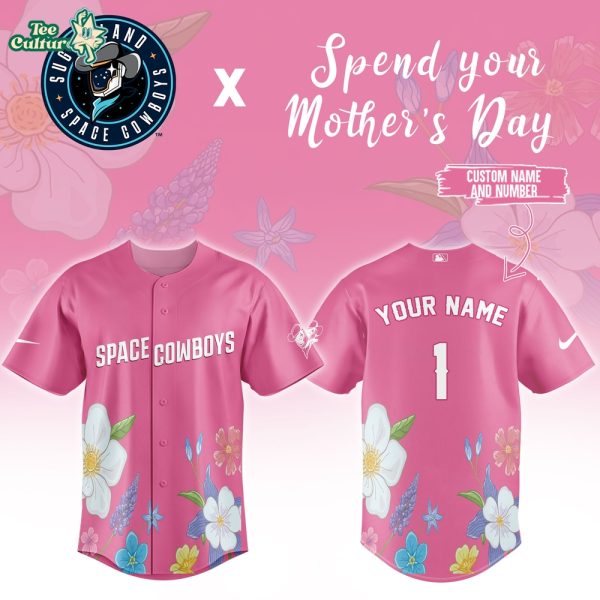 Sugar Land Space Cowboys Happy Mother's Day Custom Baseball Jersey