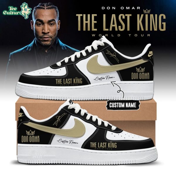 THE LAST KING WORLD TOUR 2026 Limited Edition Black AF1 Sneakers V3