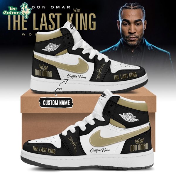 THE LAST KING WORLD TOUR 2026 Limited Edition Black AJ1 Sneakers