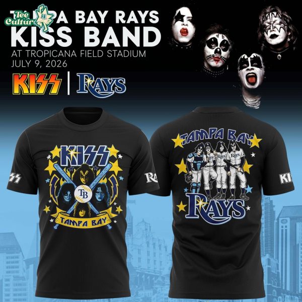 Tampa Bay Rays x Kiss Night 2026 Special Edition T-Shirt