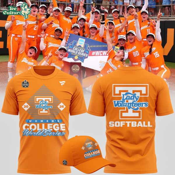 Tennessee Lady Vols 2026 NCAA Softball Women's College World Series T-Shirt