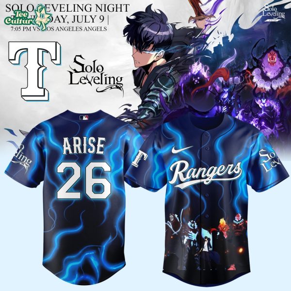 Texas Rangers x Solo Leveling Limited Jersey