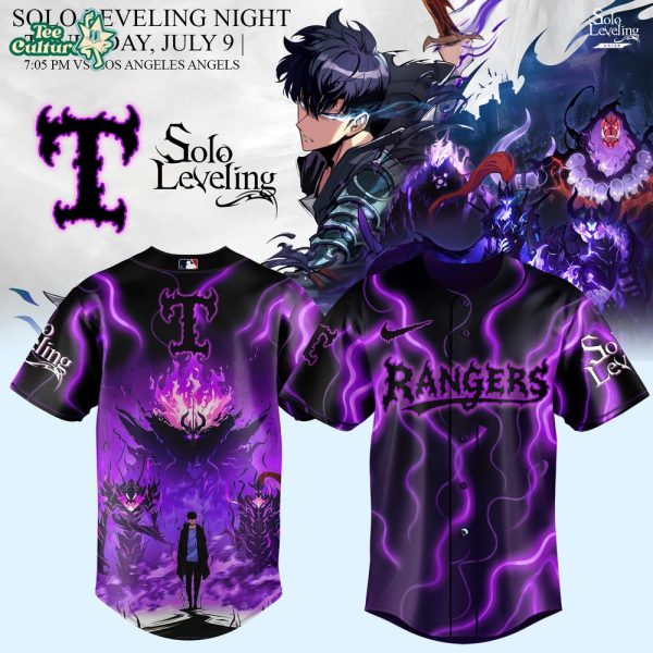 Texas Rangers x Solo Leveling Limited Jersey 1 V2