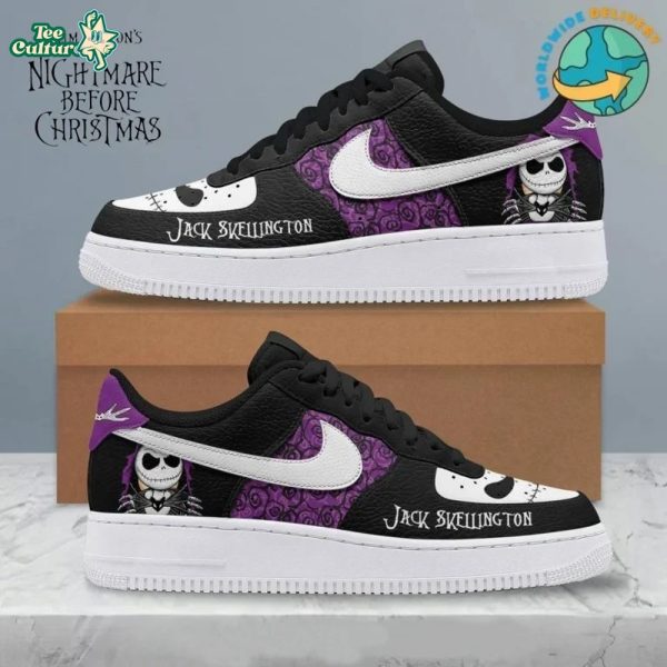 Tim Burton's The Nightmare Before Christmas VAJS 400 Jack Skellington AF1 Shoes