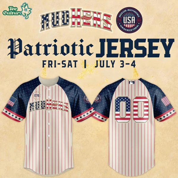 Toledo Mud Hens x 2026 Patriotic America 250th Jersey