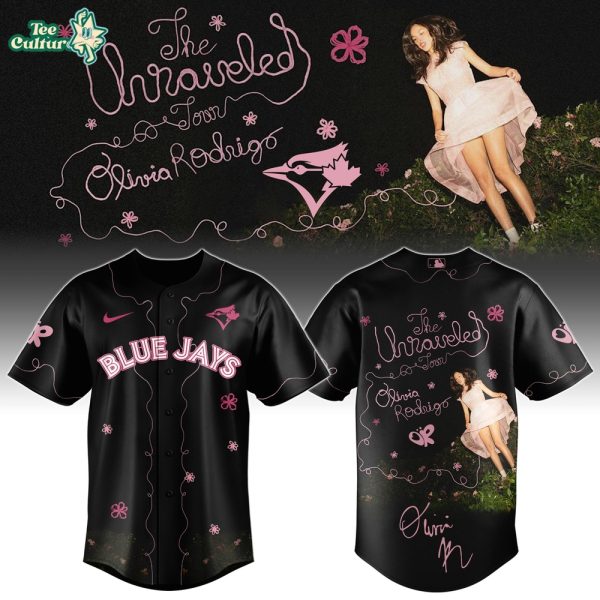 Toronto Blue Jays Special Olivia Rodrigo The Unraveled Tour Limited Edition Jersey