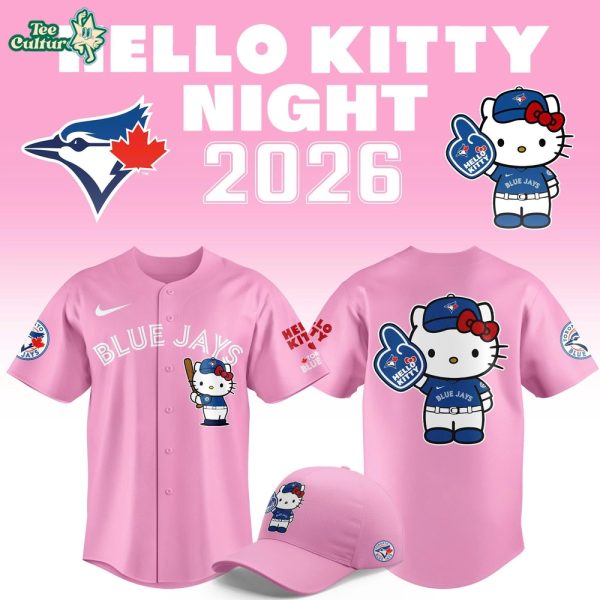 Toronto Blue Jays x Hello Kitty 2026 Baseball Jersey