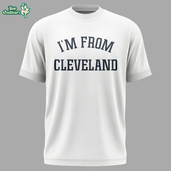 Travis Kelce Cleveland Guardians Im From Cleveland Shirt by Teesculture.com