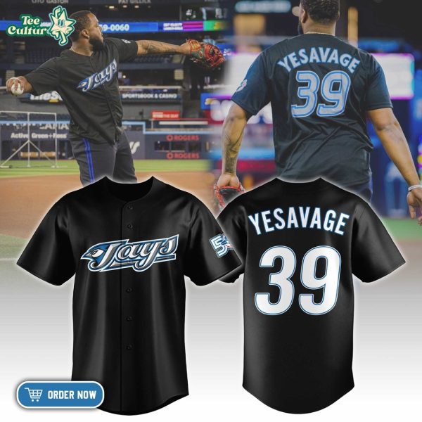 Trey Yesavage #39 Blue Jays Black Flashback Jersey