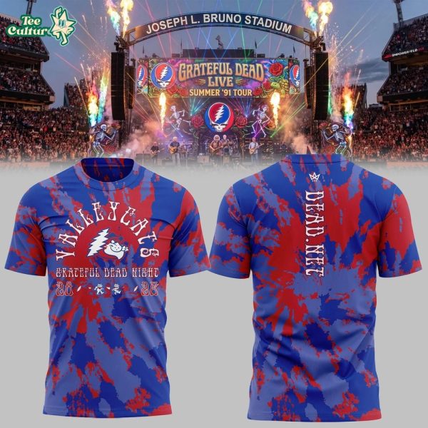 Tri City ValleyCats x Grateful Dead 2026 Tshirt Limited Edition