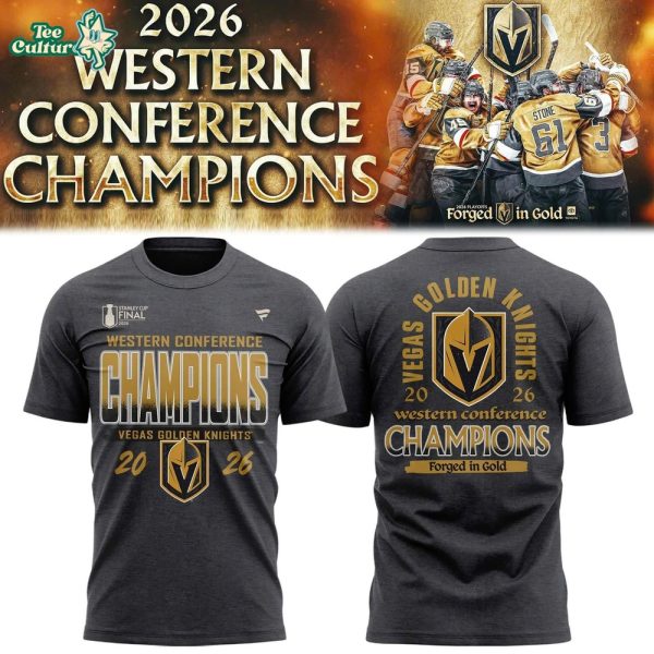 Vegas Golden Knights 2026 NHL Western Conference Champions Shirt