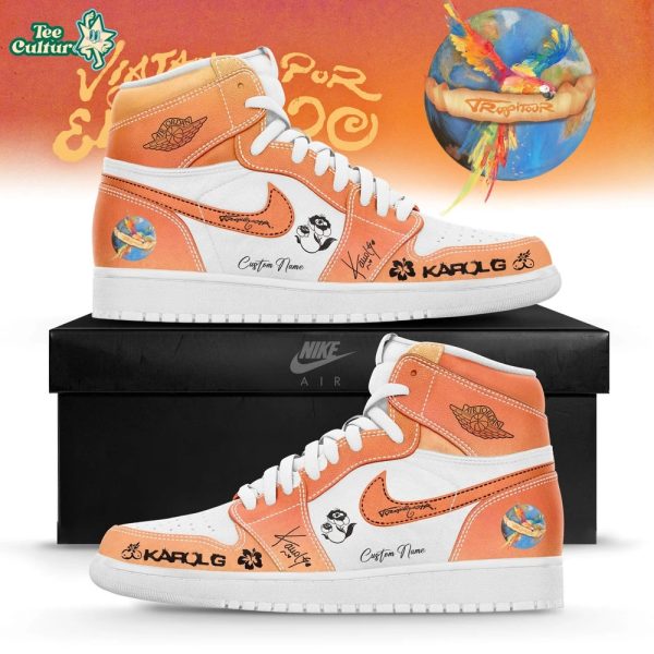 Viajando Por El Mundo Tropitour Air Jordan 1 Limited Edition 2026 Orange V1
