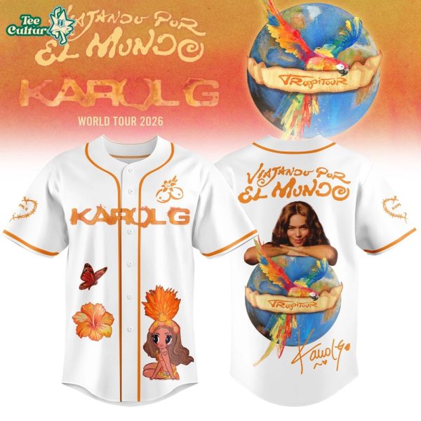 Viajando Por El Mundo Tropitour Jersey Limited Edition 2026 White