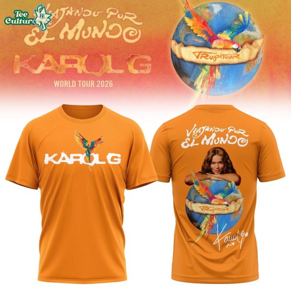 Viajando Por El Mundo Tropitour Tshirt Limited Edition 2026