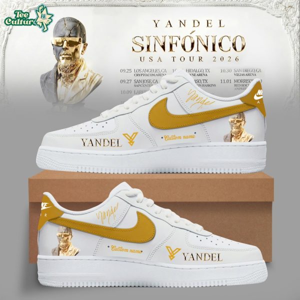 Yandel Sinfonico USA Tour 2026 Edition Custom Air Force 1 Sneaker