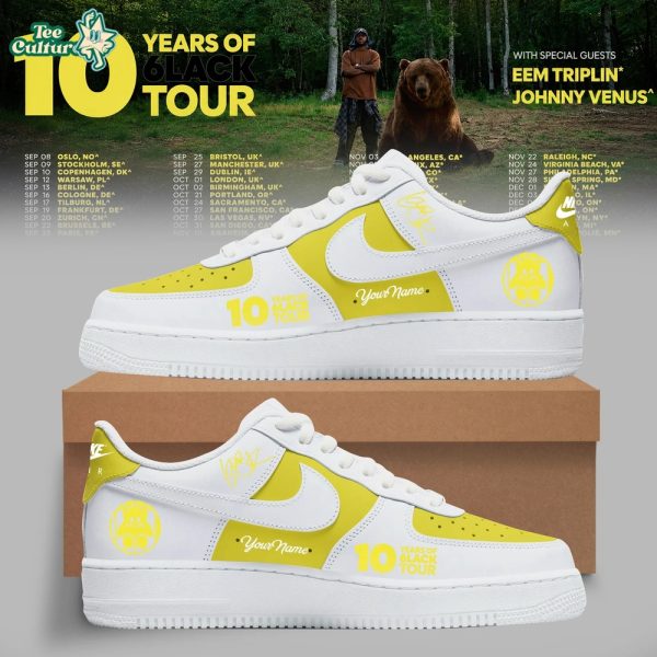 10 Years of 6LACK Tour Limited Edition Shoes 2026 V1
