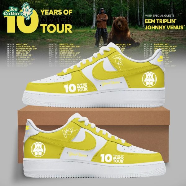 10 Years of 6LACK Tour Limited Edition Shoes 2026 V2