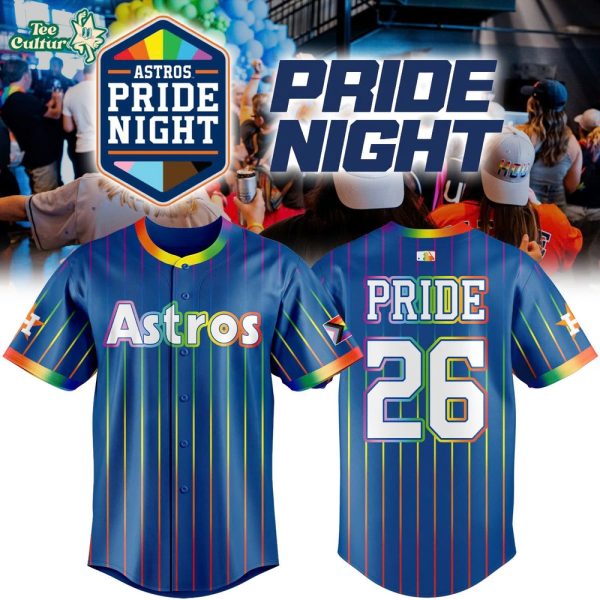 2026 Houston Astros Pride Night Jersey