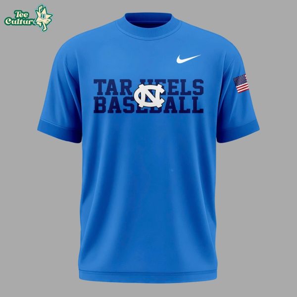 2026 North Carolina Tar Heels Baseball Blue TShirt by Teesculture.com