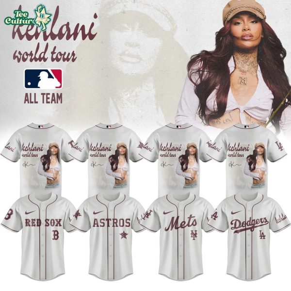 All MLB Teams x Kehlani World Tour 2026 Signature Jersey Limited Edition