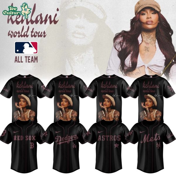 All MLB Teams x Kehlani World Tour 2026 Signature Jersey Limited Edition V2