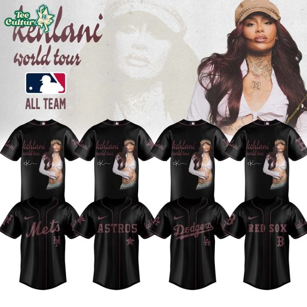 All MLB Teams x Kehlani World Tour 2026 Signature Jersey Limited Edition V3