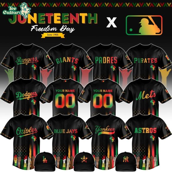 All Team MLB x Juneteeth Freedom Day 2026 Jersey ( Custom Name + Number ) Limited Edition V4