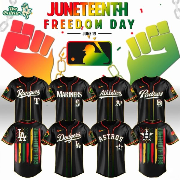 All Team MLB x Juneteeth Freedom Day 2026 Jersey Limited Edition Baseball Jersey V1