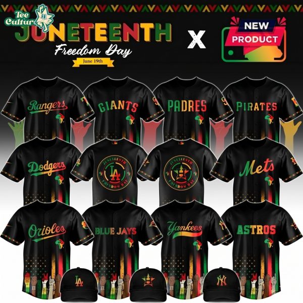 All Team MLB x Juneteeth Freedom Day 2026 Jersey Limited Edition Baseball Jersey V3