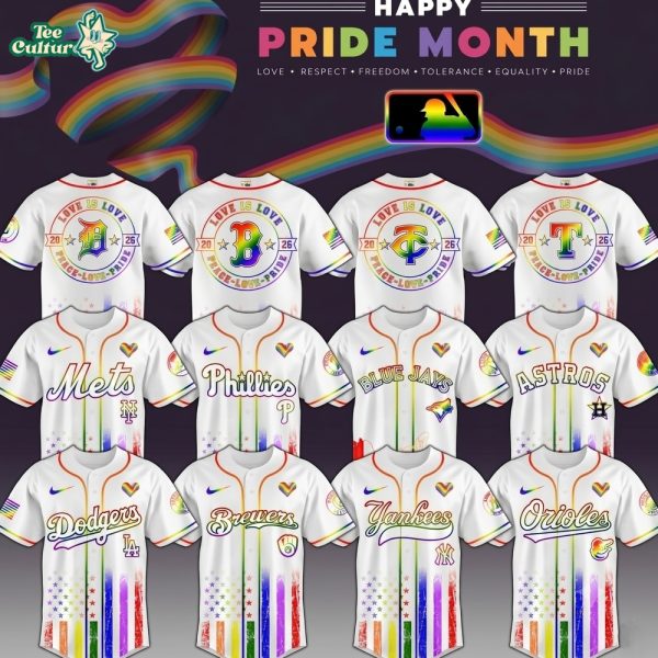 All Team MLB x Pride Month LGBT 2026 Jersey Limited Edition
